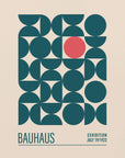 Plakat - Bauhaus Mavi Kureler