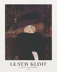 Plakat - Dame Mit Hut Und Federboa - Gustav Klimt