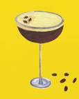 Plakat - Espresso Martini Buttercup Yellow