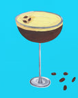 Plakat - Espresso Martini Sky Blue