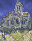 Plakat - Vincent Van Gogh's the Church At Auvers (1890)