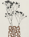 Plakat - Gypsophila In a Brown Vase