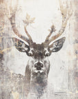 Plakat - Deer Ink Illustration 04