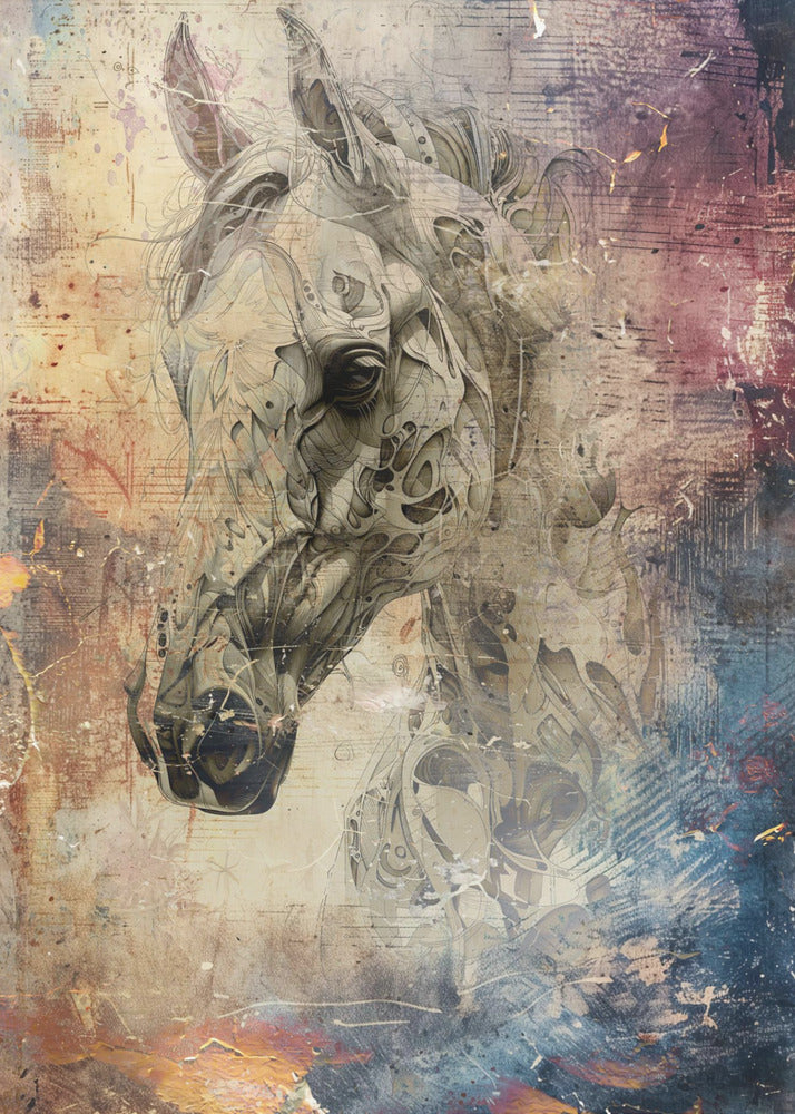 Poster - Horse Illustration 04