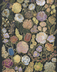 Plakat - Ragni moody flowers in gold