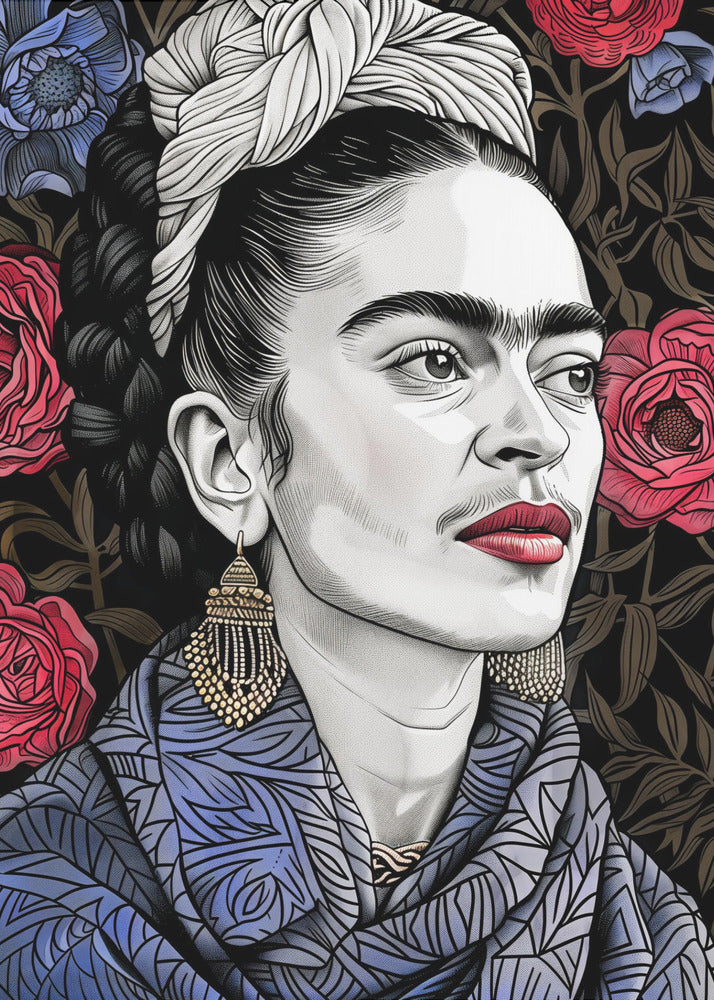 Plakat - Frida Portrait 7