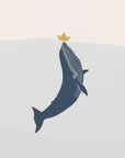 Plakat - Blue Whale Sailing Boat