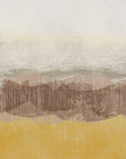 Plakat - Coastal landscape with beach and sea in earth tones