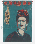 Plakat - Frida with Monkey