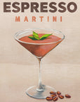 Poster - Espresso Martini Cocktail Bar Decor