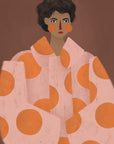 Plakat - Woman With Orange Dots