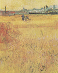 Plakat - Wheat Field With View of Arles (1888)