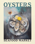 Plakat - Oysters Seafood Market