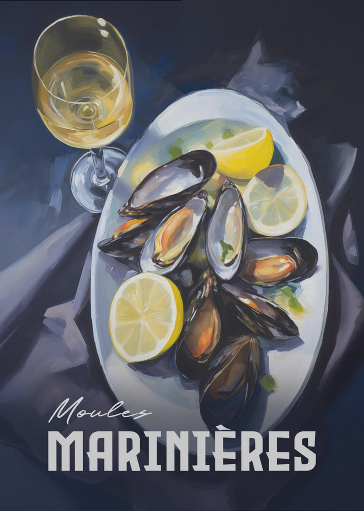 Plakat - Moules Marinieres