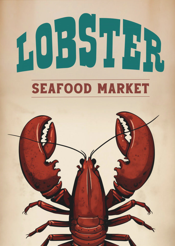 Plakat - Lobster Seafood Market