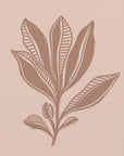 Plakat - Mocha Foliage