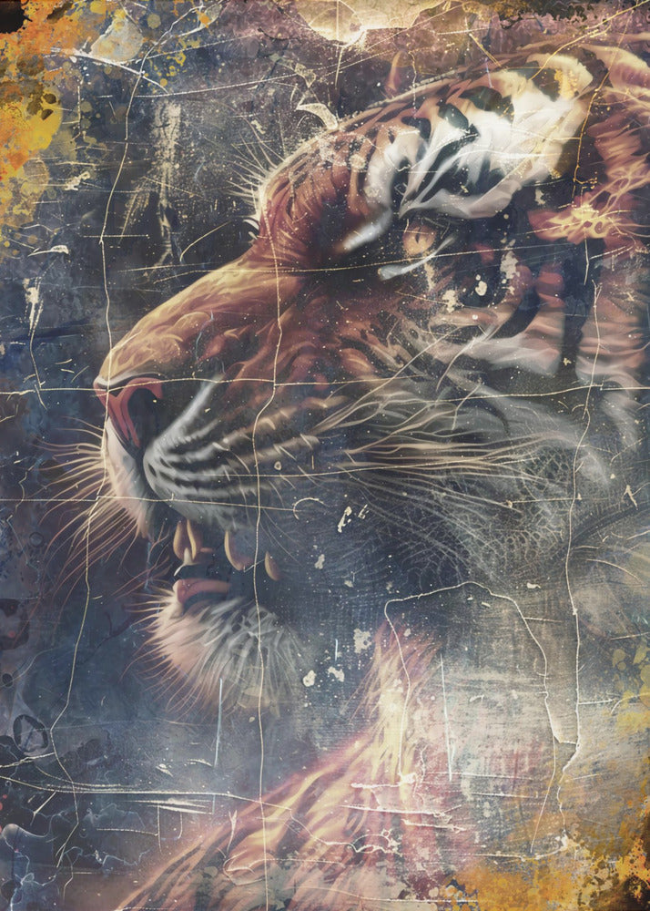 Poster - Tiger Art Animal Stylish 4