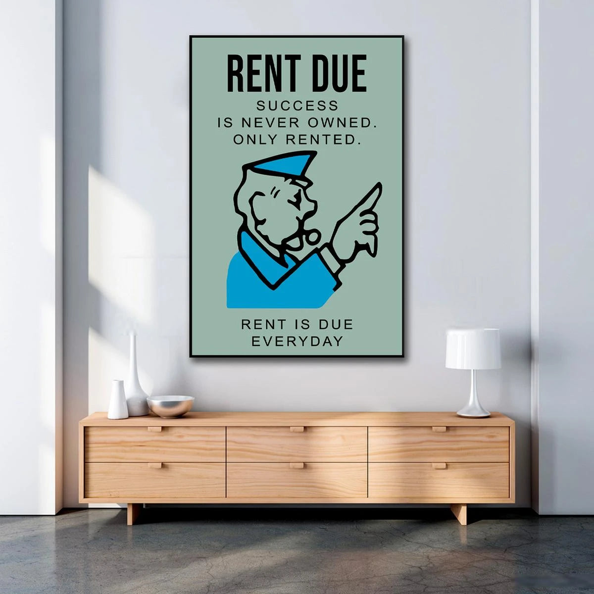 Plakat - Rent due citat - admen.dk