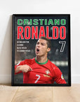 Plakat - Cristiano Ronaldo style - admen.dk