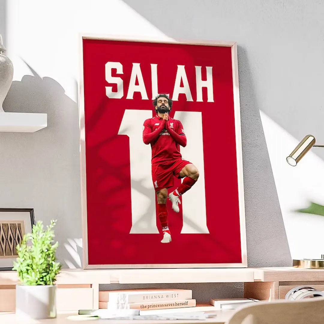 Plakat - Mohamed Salah i stilhed - admen.dk