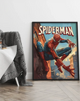 Plakat - Spiderman i spind - admen.dk