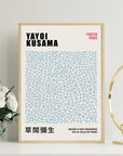 Plakat - Yayoi Kusama - Tokyo 1985 blue kunst