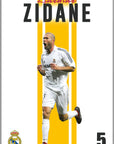 Plakat - Zinedine Zidane i jubel - admen.dk