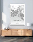 Plakat - Istanbul kort