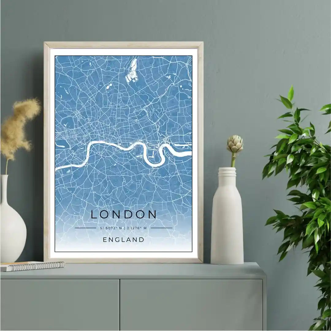 Plakat - London kort