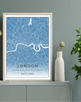 Plakat - London kort